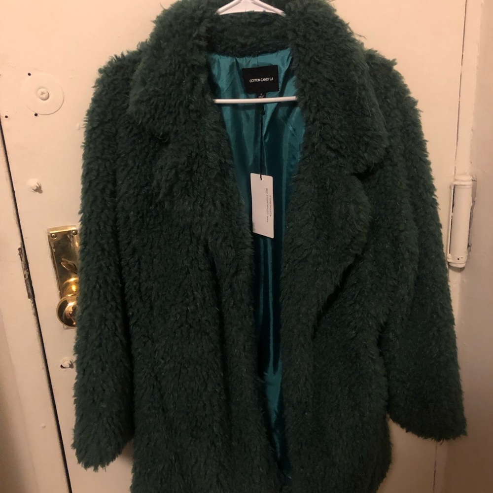Super Cute & Warm Green Coat